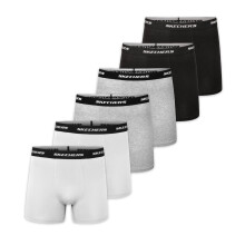 Skechers Heren Ondergoed Boxer Briefs 6-Pack, Contoured Pouch, Vochtregulerend, Geen Rijging, Klein