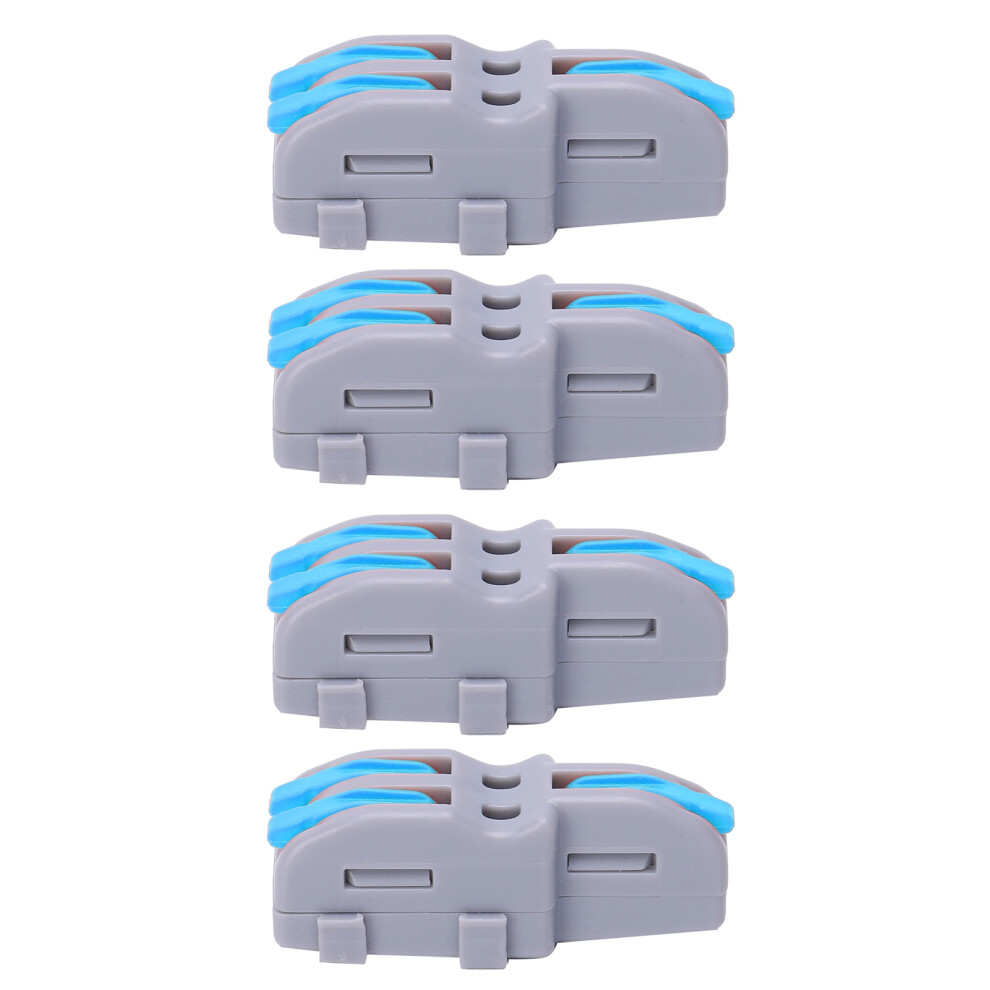 20Pcs Blue Wire Splitter T-Shape Push-Type Terminal Block Splf12a 7601391934474