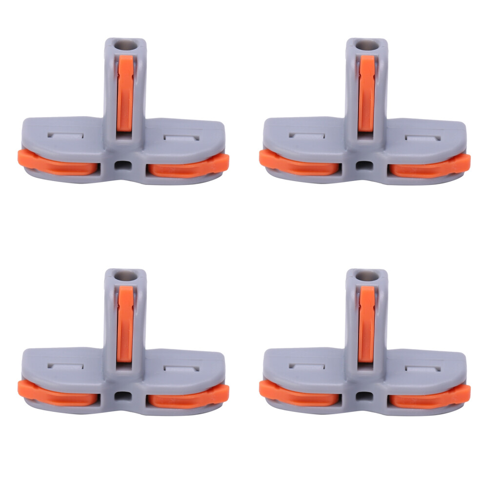 20Pcs Gray T-Shaped Push-In Terminal Block Splitter 250V 32A 6931391457293