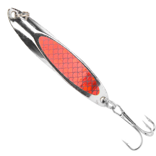 5 Stück bunte Pailletten-Metallköder 9 cm / 3,5 Zoll Haken 2