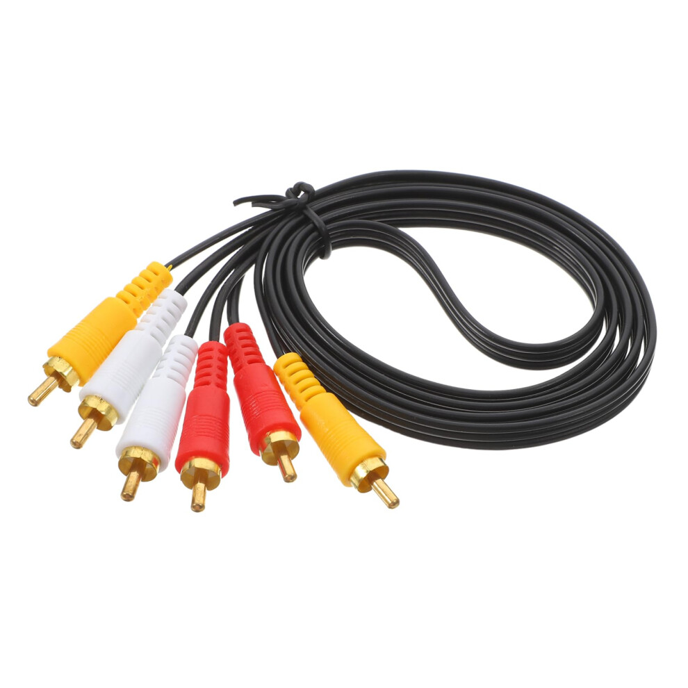 Rca To 3.5Mm Audio Video Cable Plated Connector Composite Av Cable For Tv Dvd Wide Compatibility Gold 9092120266078