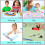 Silicone Craft Mat with 10 Brushes & Foldable Cup – Easy Clean Rose 5