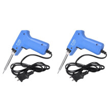 2X 220V 30W-130W Professional Stainless Dual Power Quick Heat- Adjustable Welding Electric Soldering Iron Tool US Plug