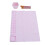 Silicone Craft Mat with 10 Brushes & Foldable Cup – Easy Clean Rose 9