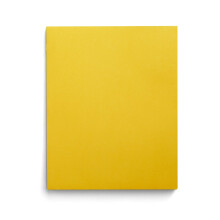 Staples 578554 School Grade 2 Pocket Folder with Fasteners Geel 25/Doos