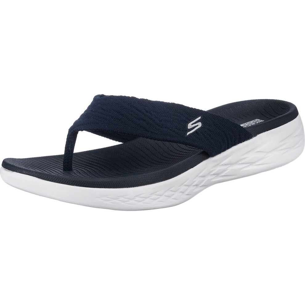 Skechers Women's On-The-Go 600 Sunny, Navy, 8