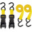 STANLEY STANLEY S10002 Μαύρο/Κίτρινο 1" x 10' Ιμάντες Στήριξης - 500 lb Ασφαλές Φορτίο / 1,500 lbs Αντοχή 1