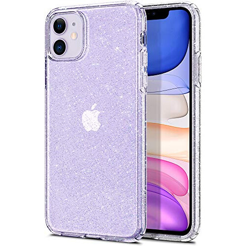Spigen Spigen Liquid Crystal Glitter Designed for iPhone 11 Case (2019) - Crystal Quartz