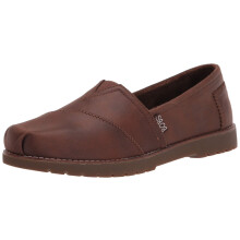 Skechers Mujer Bobs Chill Lugs Urban Spell Mocasín, Marrón, 10 W US
