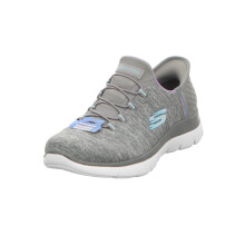 Zapatillas Skechers Summits - Dazzling Haze para mujer, Gris/Multi, 27.5 cm