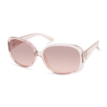 Skechers Damen Quadratische Sonnenbrille, Kristall-Rosa Rahmen mit Braun-zu-Rosa Verlaufslinsen