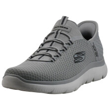 Skechers Uomo Sneaker Slip-in High Range, Grigio Chiaro, 14 W US