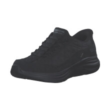 Skechers Uomo Sneaker Slip-on Contour Foam Comfort, Nero/Nero, 6.5 Larga