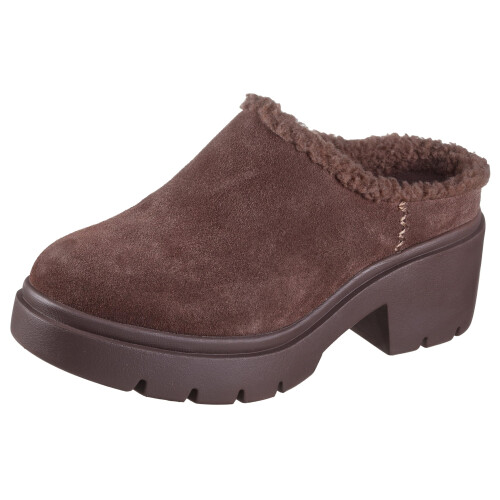 Skechers Skechers Dames Cozy City, Open Back Clog, Chocolade, 8.5M