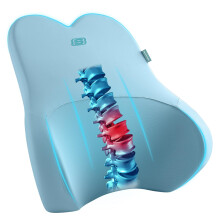 Skechers Air-Cooled & Memory Foam Lendensteunpillow, Ergonomisch Ontwerp voor Ondersteuning