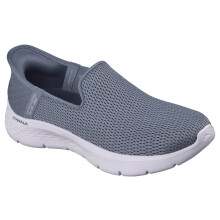 Skechers Damen Hands Free Slip-Ins Go Walk Flex-Relish Sneaker, Blau, 12