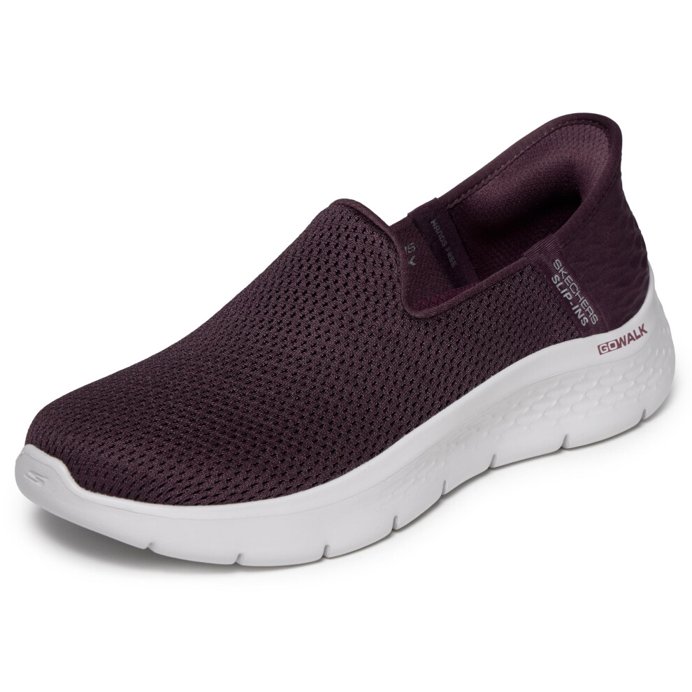 Skechers Women's Hands Free Slip-Ins Go Walk Flex-Relish Sneaker, Burgundy, 5.5