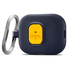 Spigen voor AirPods Pro 3 Case, Nano Pop Compatibel met AirPods Pro 3e Generatie Case (2025), Beveiligingsclip - Blueberry Navy