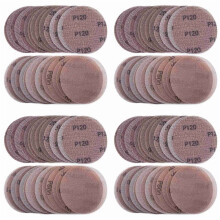120 Pcs Mesh Sanding Discs 125mm 80-600 Grit Hook and Loop Sanding Paper Dry Abrasive Discs for Sander Replacement Pads
