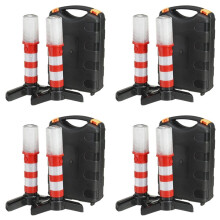 8Pcs LED Emergency Road Flash Flare Roadside Beacon Safety Strobe Warning
