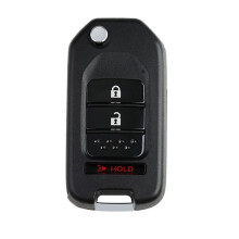 Voor Xhorse XKHO02EN Universal Wire Remote Key Fob 2+1 Knop voor Type voor VVDI Key Tool