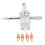 Multi-Function Cordless Electric Screwdriver 12V Compact Kit with LED Light 2