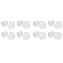 40Pcs Plastic Storage Containers Box with Lid for Collecting Small Items, Beads, Jewelry, Cards, Crafts