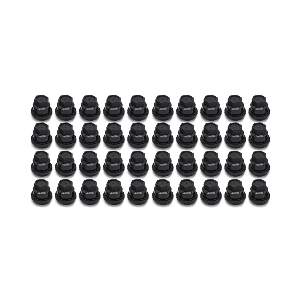 40Pcs Lug Nut Covers Cap For S10 Blazer & For Jimmy Sonoma 15661036 Black 6033939289325