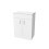NES Home Nes Home 600mm Vanity Unit Cabinet With Worktop White 5