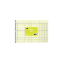 Libro Columnar Staples, 12 Columnas, 16.31" x 11", Verde, 50 Hojas/Libro (217885)