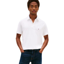 Tommy Hilfiger Herre Polo Shirt Regular Fit, Klassisk Hvid Medium