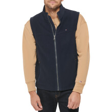 Tommy Hilfiger Heren Polar Fleece Vest, Marine, Groot