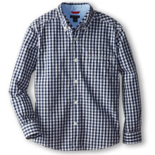 Tommy Hilfiger Jongens Lange Mouwen Baxter Shirt, Vlag Blauw, Medium