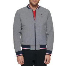 Tommy Hilfiger Heren Performance Poly Midlength Hooded Regenjas, Heather Grey, Small