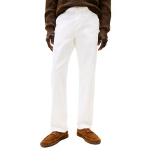 Tommy Hilfiger Herren Chino-Hose Custom Fit, Hellweiß 30x34