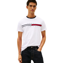 T-shirt à logo Tommy Hilfiger à manches courtes blanc éclatant