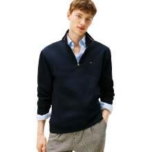 Tommy Hilfiger Heren Fleece Pullover met Lange Mouwen, Sky Captain Bill, Medium US
