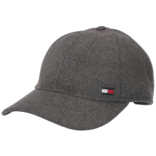 Casquette Baseball Ajustable Tommy Hilfiger en Coton pour Homme, Gris Charbon
