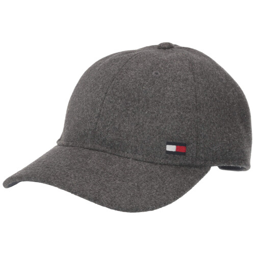 Tommy Hilfiger Tommy Hilfiger Herren Baumwolle Billy Verstellbare Kappe, Grau Meliert