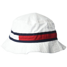 Tommy Hilfiger Heren Tino Bucket Hat, Klassiek Wit, Groot US