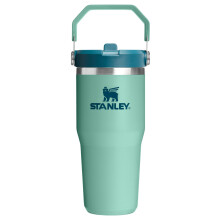 STANLEY IceFlow 2.0 Flip Straw Tumbler med Håndtag 14 oz | Twist On Låg og Flip Straw | Lækagesikker Vandflaske