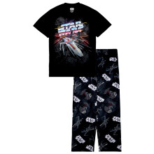 STAR WARS Set Pigiama Uomo 2 Pezzi, Comodo e Morbido per Adulti, M