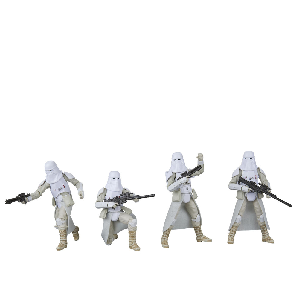 Star Wars The Vintage Collection Snowtrooper 4-Pack, The Empire Strikes Back 3.75 Inch Collectible Action Figures