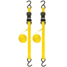 STANLEY S10002-12 Negra/Azul 1" X 12' Correas de Tracción - 500 LBS Carga Segura / 1,500 LBS Resistencia