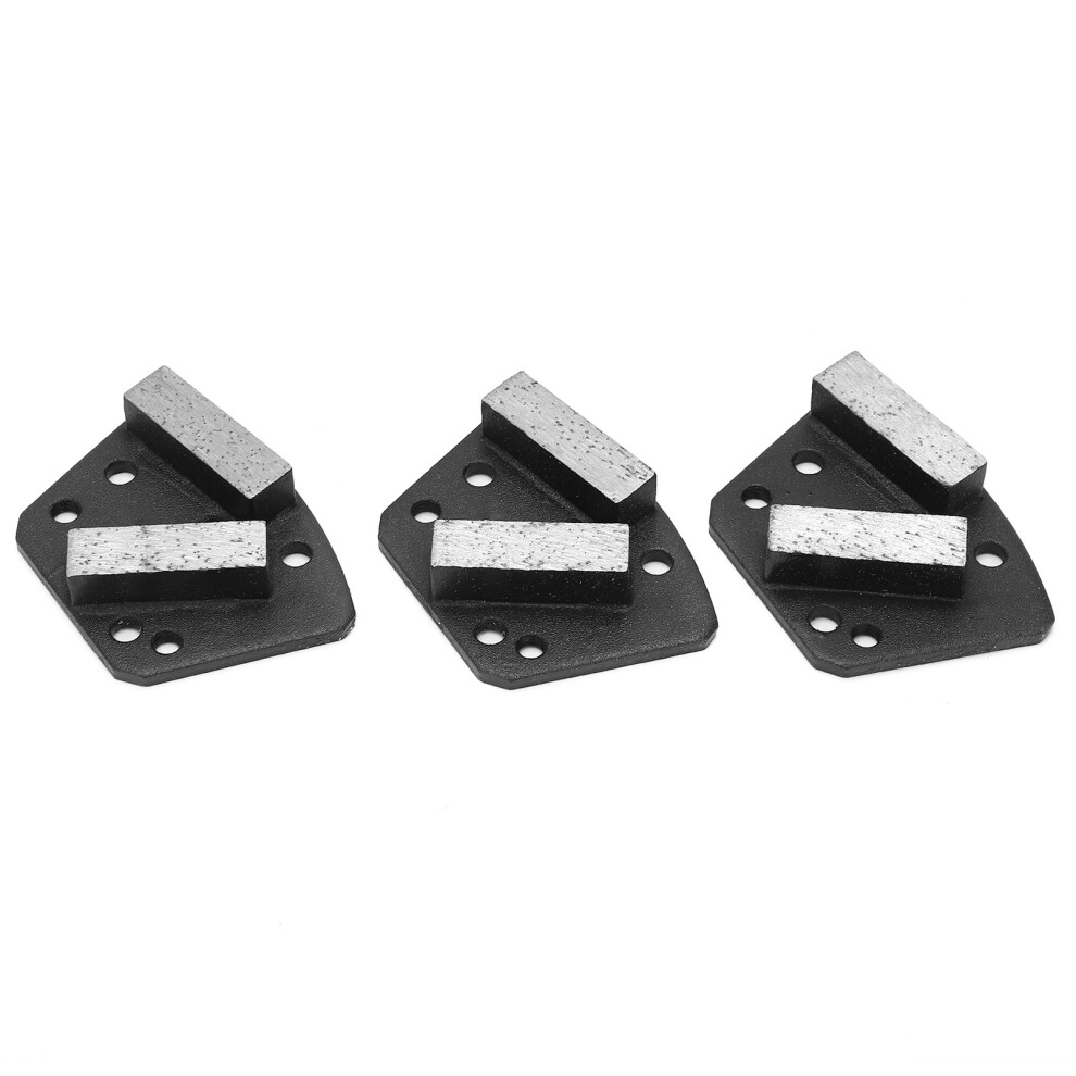 Concrete Grinding Shoes 3Pcs Trapezoid Black