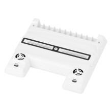 Multifunctional White Gaming Console Cooling Base with Disc Storage for PS5