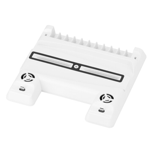 Multifunctional White Gaming Console Cooling Base with Disc Storage for PS5