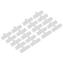 20Pcs PP Plastic Chicken Waterer Tee Fittings G1/2 for Poultry Breeding