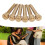 6Pcs Brass Acoustic Guitar Bridge Pins for Vibration Stability Replacement 2