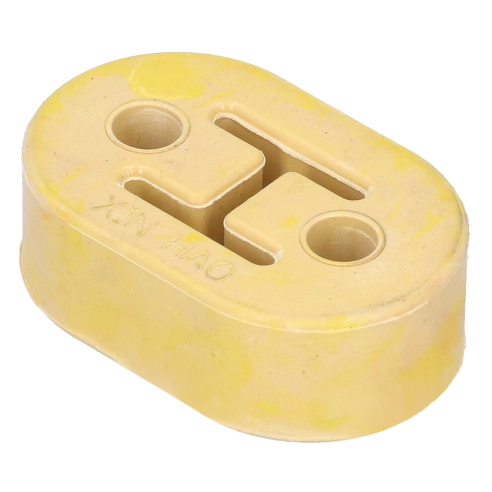 Universal 2-Hole Polyurethane Muffler Hanger For Auto Exhaust, Yellow 8761391462281